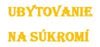 Ubytovanie v súkromí Modrý Kameň